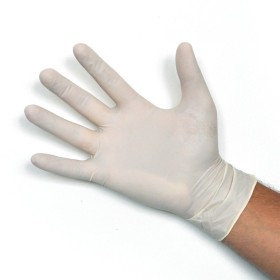 Disposable latex gloves powder free chlorinate doc powder free chlorinate - 100 pcs.