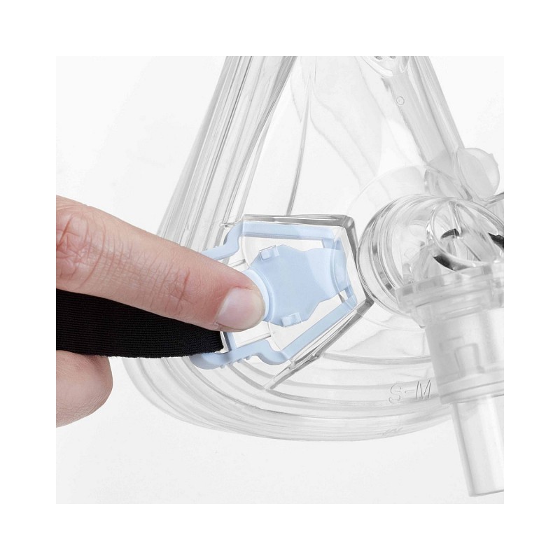 Máscara facial completa respireo primo f para cpap