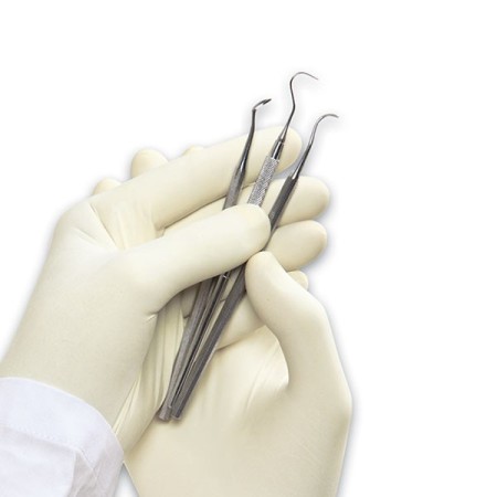 Palmpro expert essp poedervrije latex wegwerphandschoenen - 100 stuks