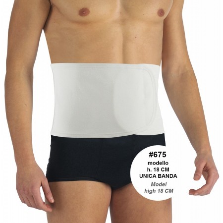 Fascia addominale Post-Operatoria Unisex alta 18 cm Wellness 675 