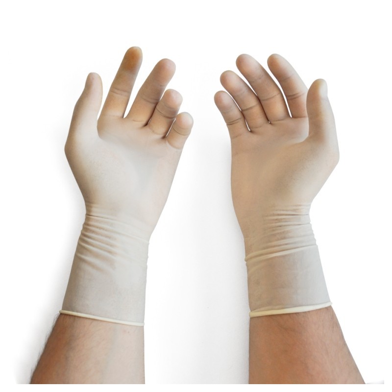Chrpw powder-free latex sterile surgical gloves - 50 pairs