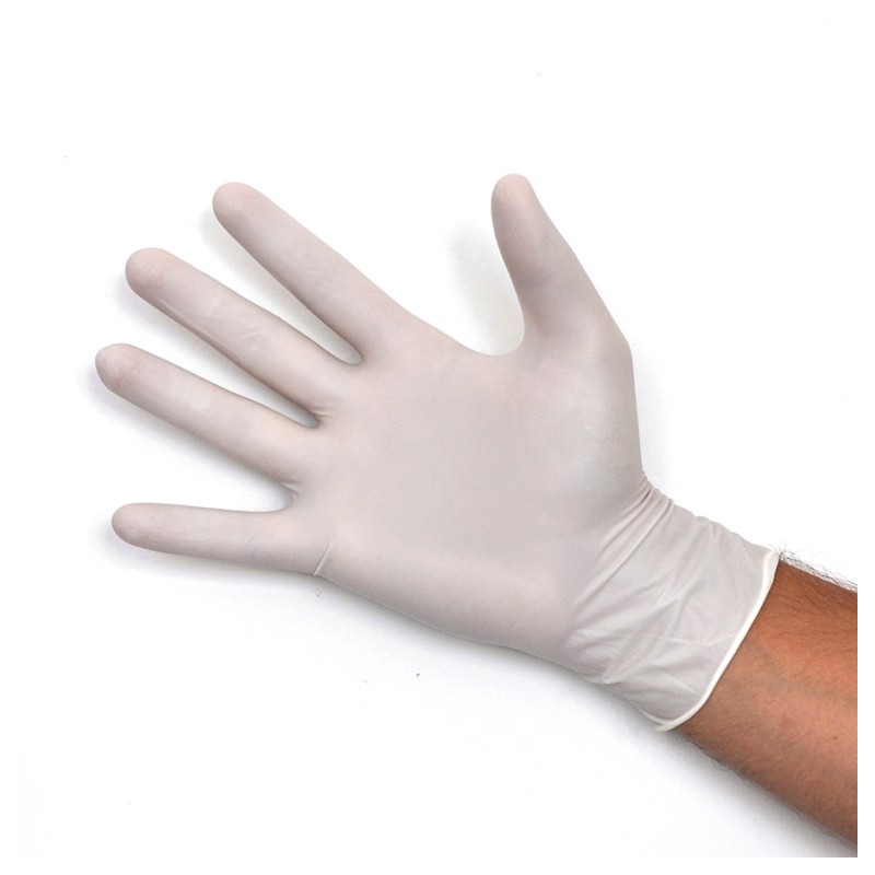 Guanti in lattice senza polvere doc powder free - 100 pz.