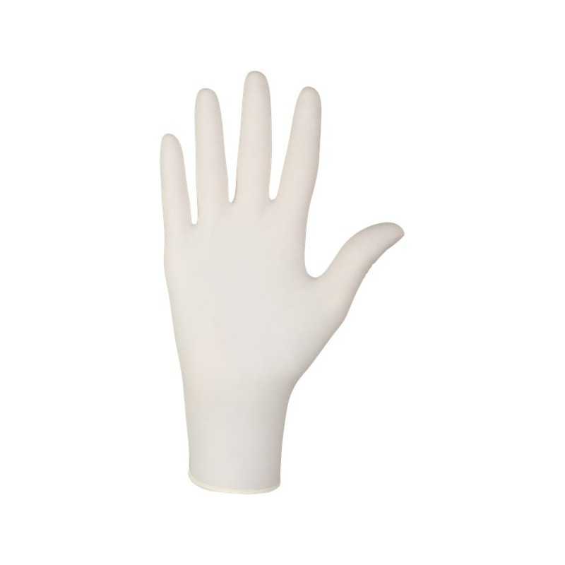 Disposable latex gloves with santex powdered powder (textured) - 100 pcs.