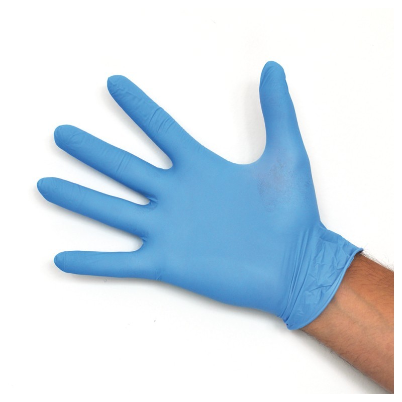 Eko zero gants jetables en nitrile non poudrés ultra légers et doux - 100 pcs.