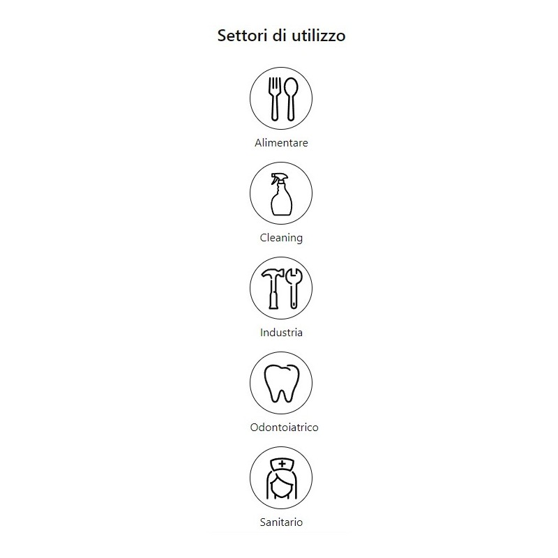 Guanti in nitrile senza polvere eko zero ultra light & soft - 100 pz.