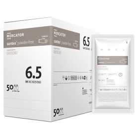 Santex Powder-free EO nepudrované latexové sterilní chirurgické rukavice - 50 párů