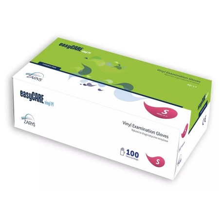 Easycare vinyl pf powder-free disposable vinyl gloves - 100 pcs.