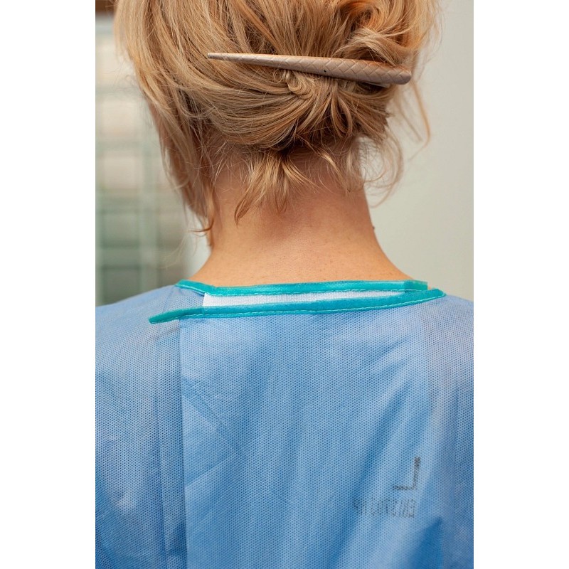 Sms sterile disposable gowns - individually wrapped with 2 absorbent towels