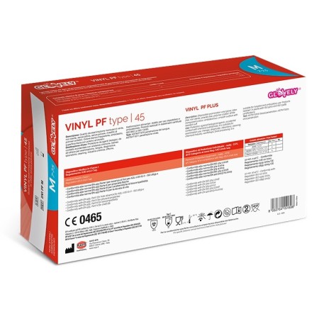 Disposable vinyl gloves powder-free vinyl pf - 100 pcs.