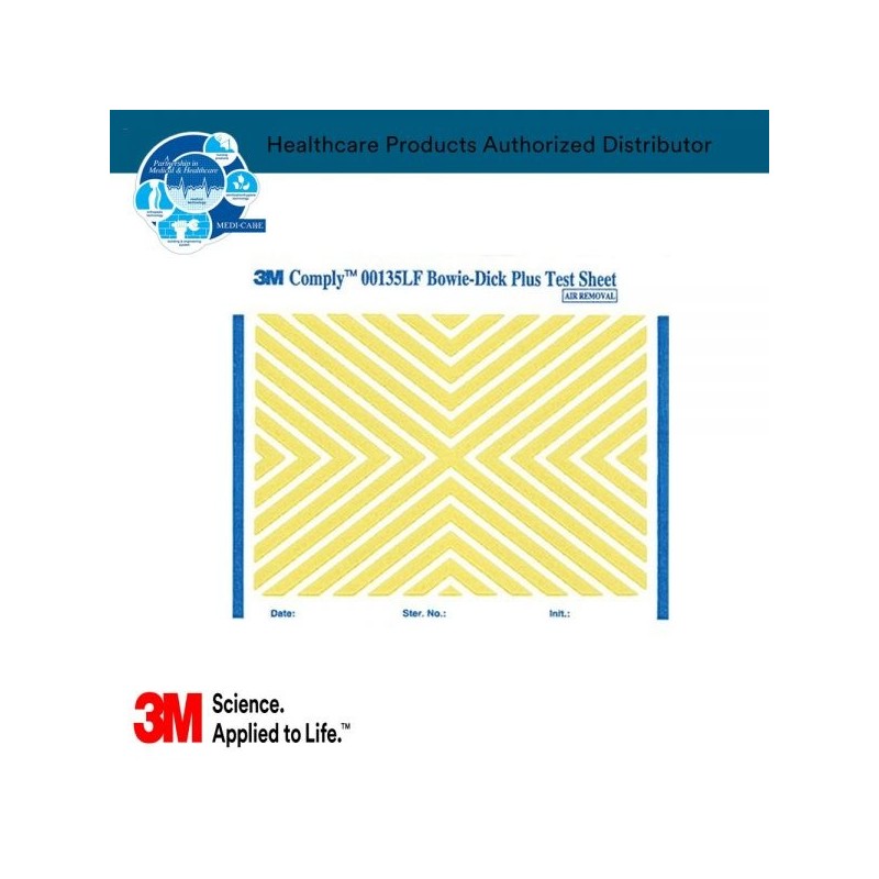 Bowie & dick 3m comply sterilization test 00135lf