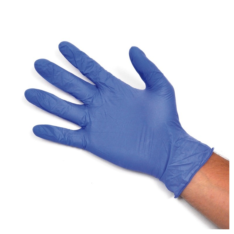 Guanti in nitrile blu powder free doc zeroveloforte - 100 pz.