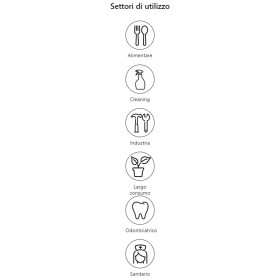 Disposable gloves in blue nitrile powder free doc zeroveloforte - 100 pcs.