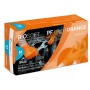 Einweghandschuhe aus puderfreiem orangefarbenem Nitril GLOVELY BIOSAFE PF tech orange - 50 Stück