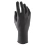Jednorázové rukavice z nepudrovaného pomerančového nitrilu GLOVELY BIOSAFE PF tech černé - 50 ks