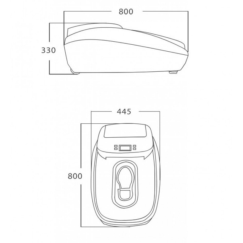 Orma-gerät zum automatischen schuhüberzug mit hygieneschuhen