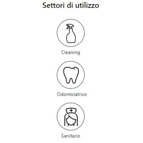 Guanti monouso lattice senza polvere clorinato doccl silk - 100 pz.