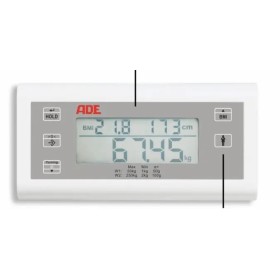 Professionelle digitale personenwaage mit kurzer säule und bmi-klasse-iii-funktion