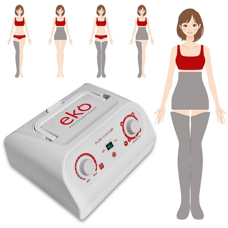 Pressomassage ekò pressotherapy advance equipment (2 leggings + slim body kit)