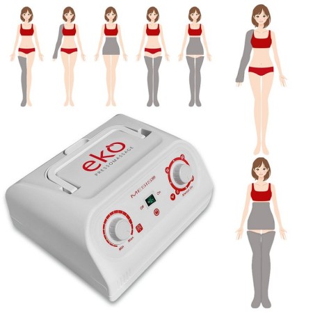 Pressotherapie pressomassage ekò pro apparatuur (2 leggings + slim body kit + armband)