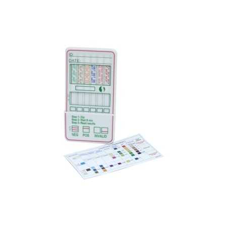 Drogatest BASE Multicard - 7 analysierte Substanzen + 3 Verfälschungsmittel - 25 Tests