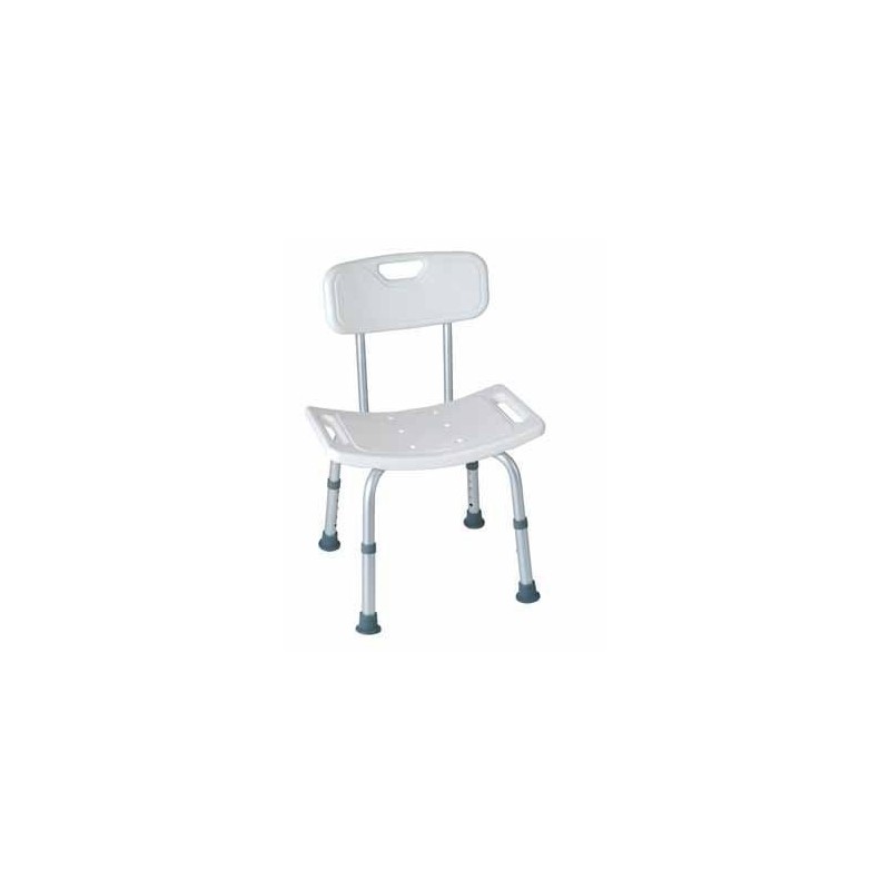 Mopedia shower seat with backrest