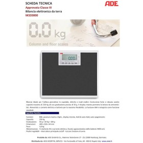 Professional digital floor scale with bmi class iii function