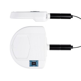 Lampa celownicza led z drewna - ręczna