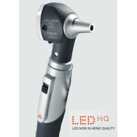 Set completo con otoscopio heine mini 3000 a fibre ottiche led