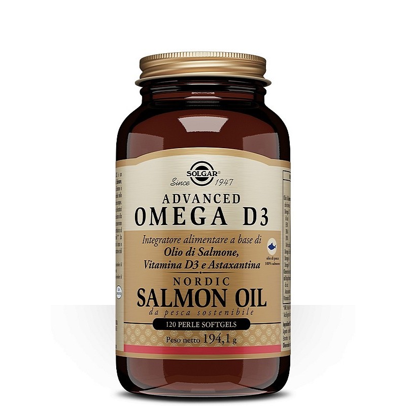 Solgar advanced omega d3 120 pearls softgels