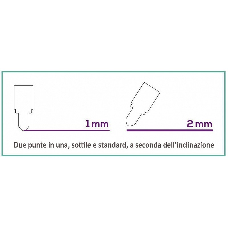 Sterile dermographic marker for operating room with plastic ruler 15cm