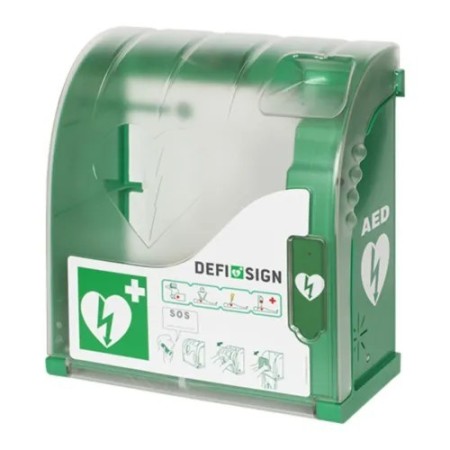Vitrine für outdoor-defibrillator aivia 200 outdoor mit alarm und heizung