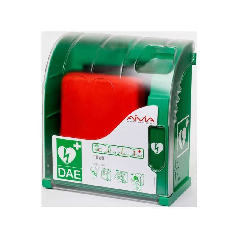 Teca per defibrillatore da esterno aivia 200 outdoor con allarme e riscaldamento
