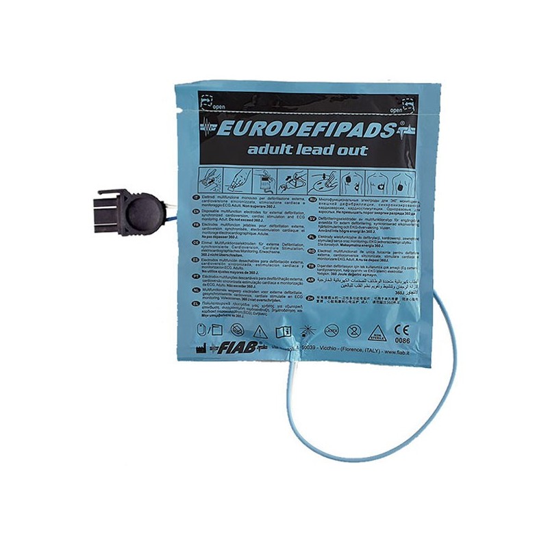 Pár fyzioterapeutických-control lifepak 10 - defibrilátorových podložiek 1 pár f7952w