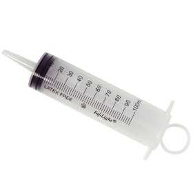 Injekční stříkačka bez jehly 100 ml s kuželem katétru - 25 ks.