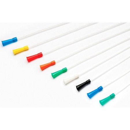 Sterile suction tube with standard connection