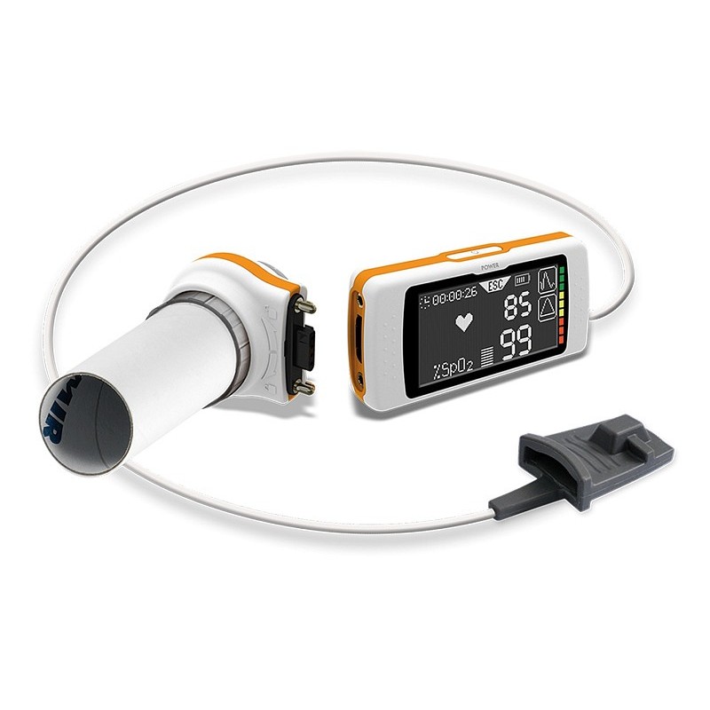 Spirodoc mir draagbare spirometer met oximeter en mir spiro-software