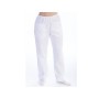 Pantaloni in cotone/poliestere - unisex - bianchi