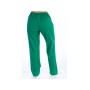 Kalhoty z bavlny/polyesteru - unisex - zelené