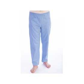 Kalhoty z bavlny/polyesteru - unisex - světle modré