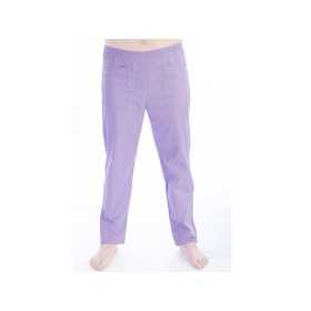 Kalhoty z bavlny/polyesteru - unisex - fialová