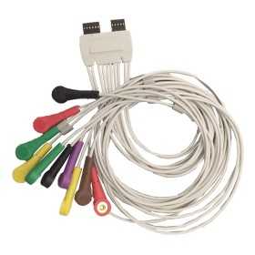 Clickecg EKG kabel (zátěžové EKG) - IEC snap 10 vodičů pro kardioline EKG