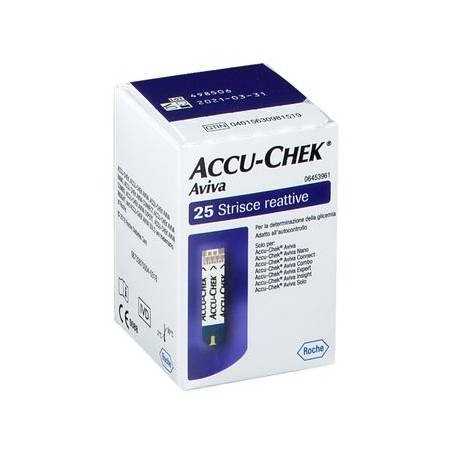 Strisce Glicemia Accu-Check Aviva - 25 Pz