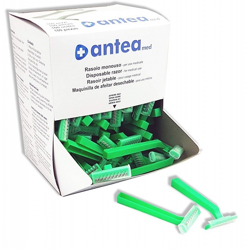 Britvica za enkratno uporabo z dvojnim rezilom za trihotomijo - 100 kosov.