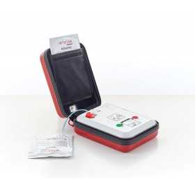 Poloautomatický externí defibrilátor Aselsan Heartline AED s příslušenstvím a taškou