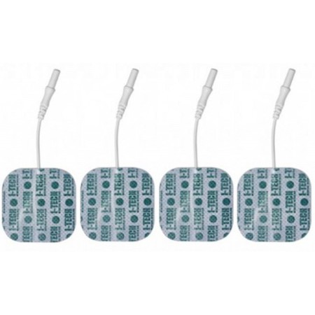 Elettrodi pregellati per elettrostimolazione 41x41 a cavetto - 4 pz.