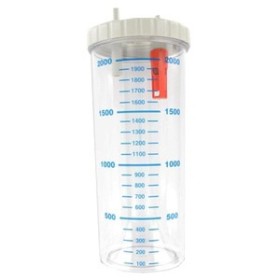 Compleet 2 l autoclaveerbaar chirurgisch vat (max. 120°c) voor nieuwe askir, nieuwe aspiret en nieuwe hospivac aspirators