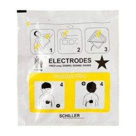 Par de electrodos pediátricos fred easy pads de schiller