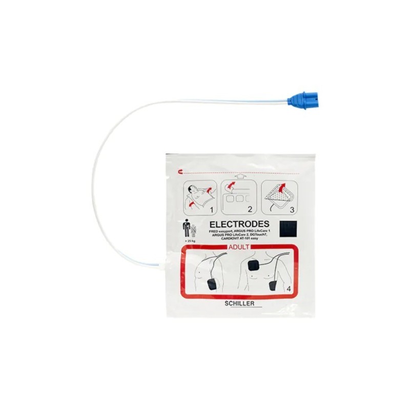 Para elektrod dla dorosłych schiller fred easyport