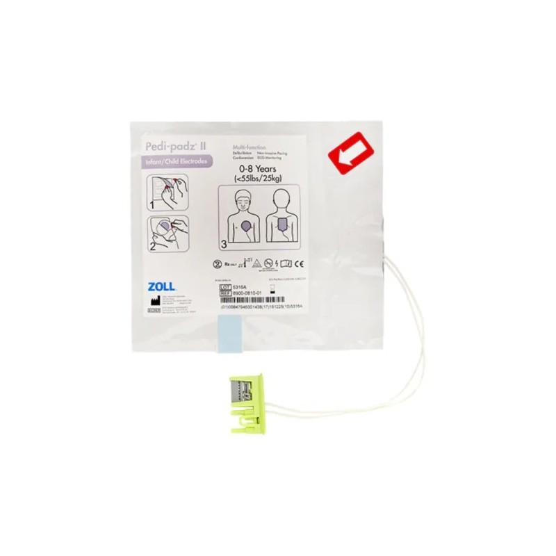 Paire de plaques zoll pedi-padz ii