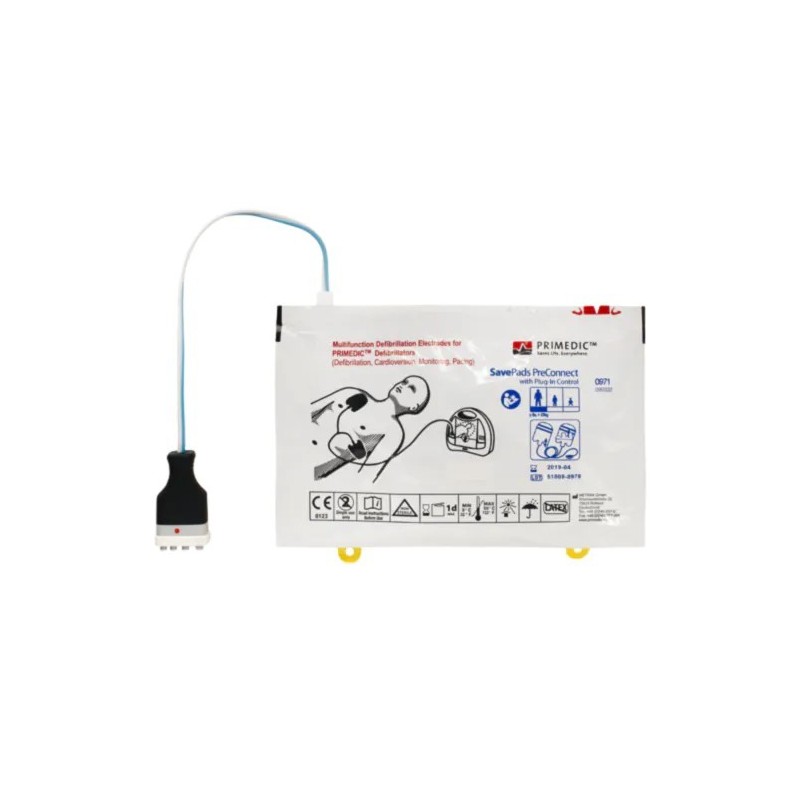 Pár primedic heartsave előre csatlakoztatott elektródalemez
